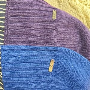 Calvin Klein Women's Scarf in Blue and Purple